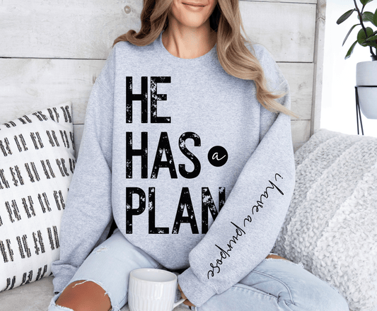 He Has a Plan I Have A Purpose Sweatshirt