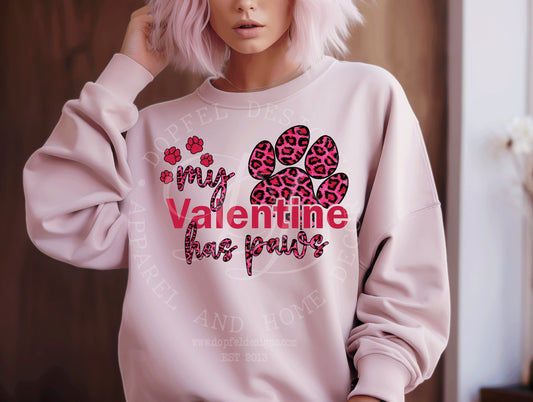 My Valentine Has Paws Digital Download