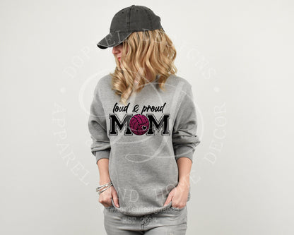 Pink Ombre Leopard Volleyball MOM Digital Download