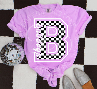 Bulldogs Checkered Digital Download