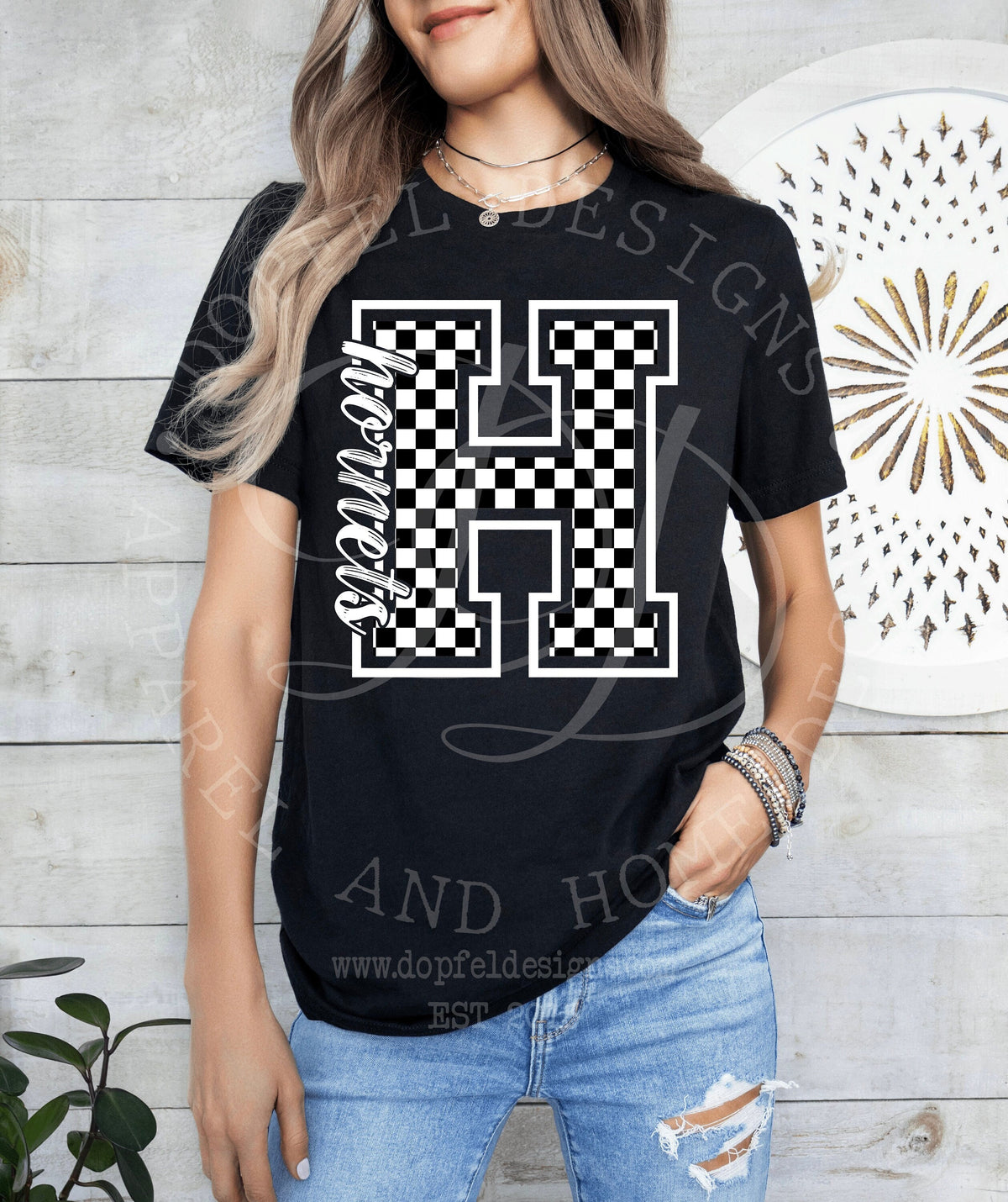 Hornets Checkered Digital Download