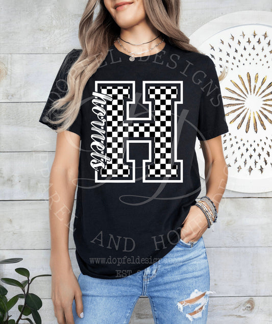 Hornets Checkered Digital Download