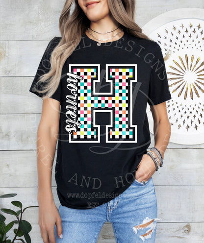NEON Hornets Checkered Digital Download