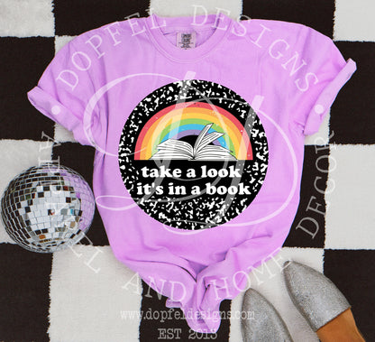 Take a Look it's in a Book Digital Download