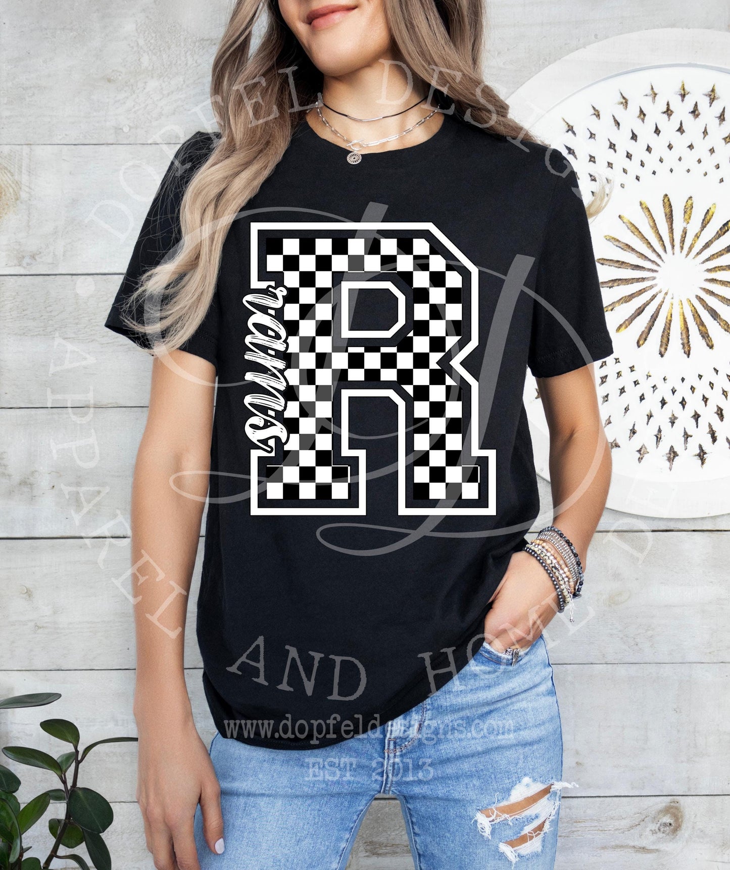 Rams Checkered Digital Download