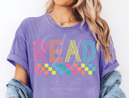 Read NEON Checkered Digital Download
