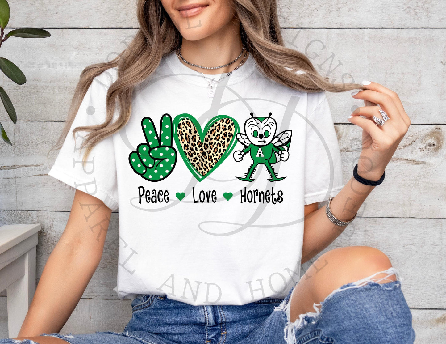 Peace Love Hornets - Azle - Digital Download