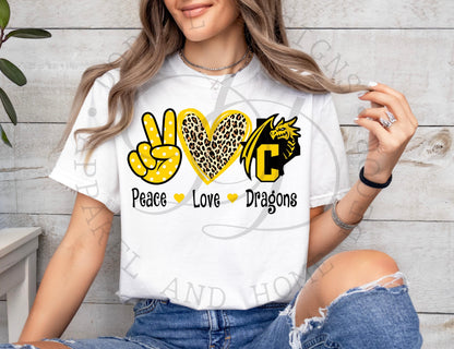 Peace Love Chico Dragons Digital Download