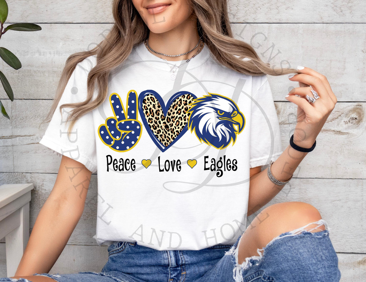 Peace Love Eagles Digital Download