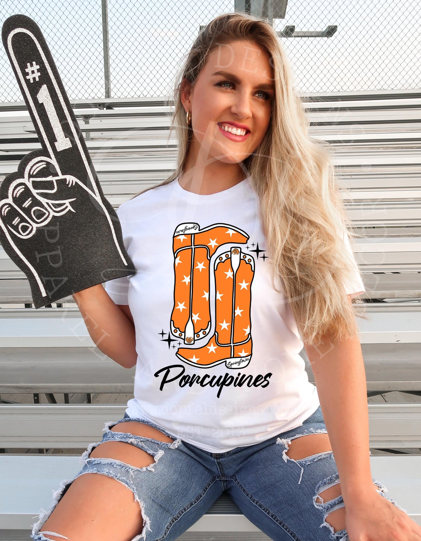 Springtown Porcupines Preppy Boots Digital Download