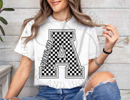 A Hornets Checkered Digital Download