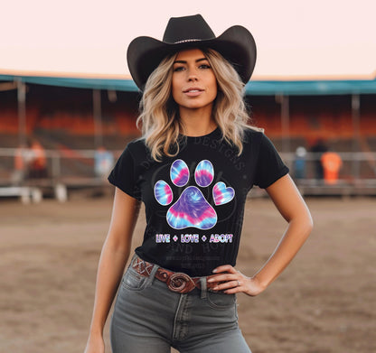 Live Love Adopt Animal Rescue Digital Download