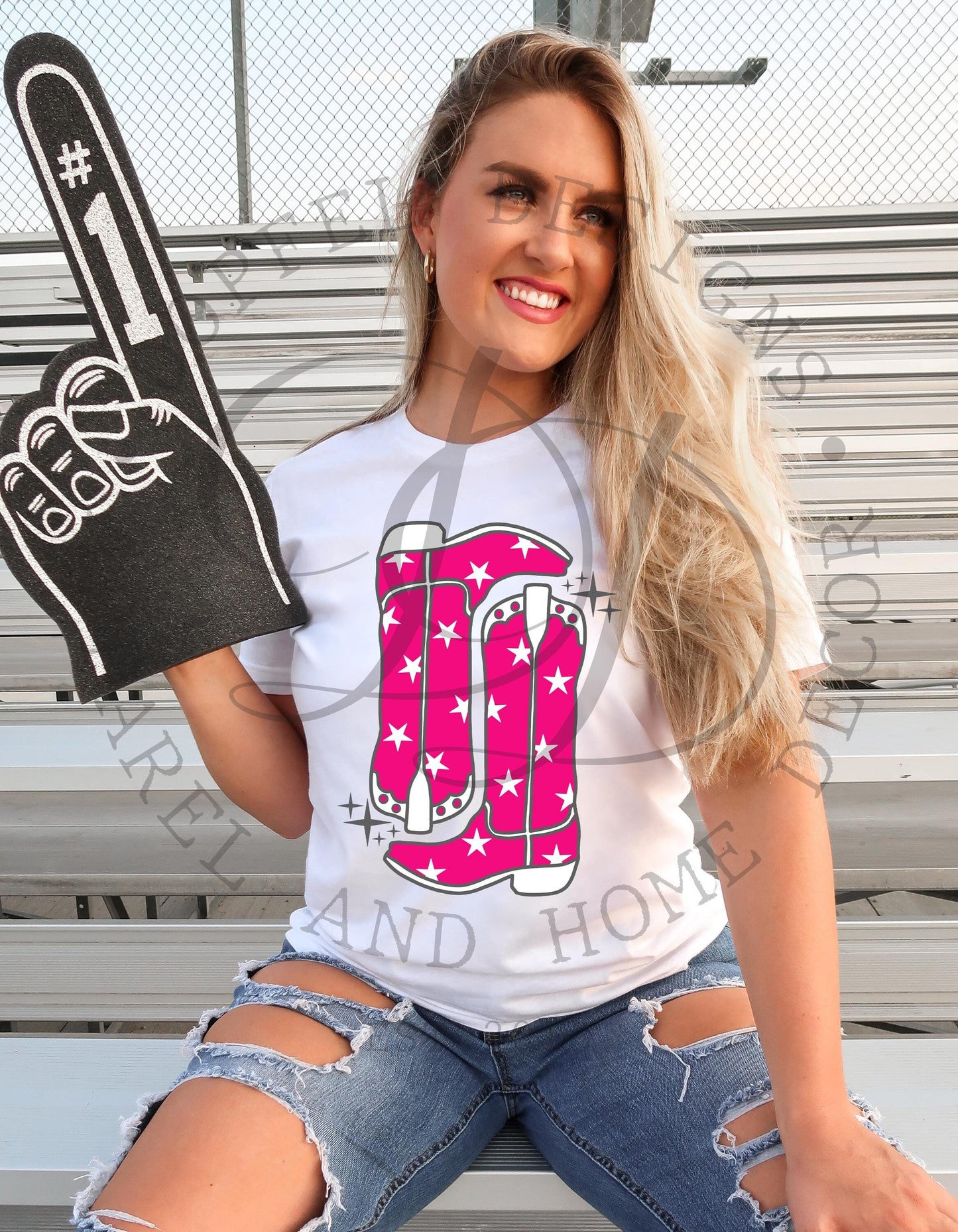 Pink Out Preppy Boots Digital Download