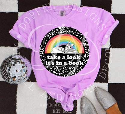 Take a Look it's in a Book Digital Download