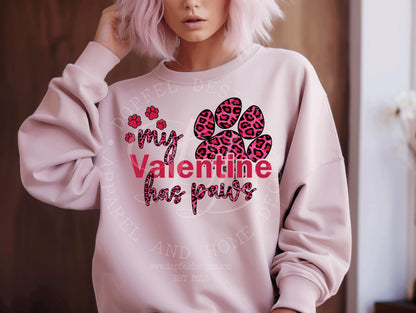 My Valentine Has Paws Digital Download