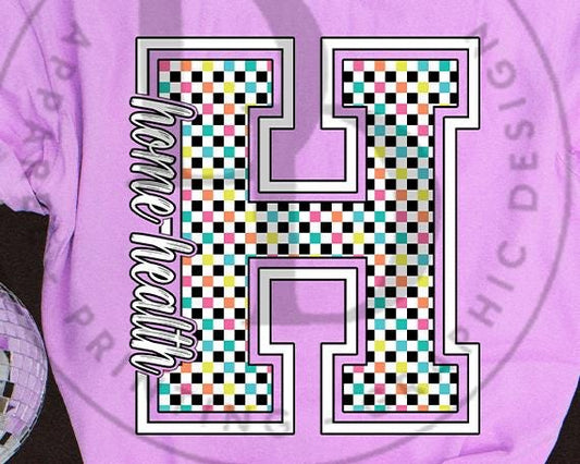 NEON Home Health Checkered Digital Download