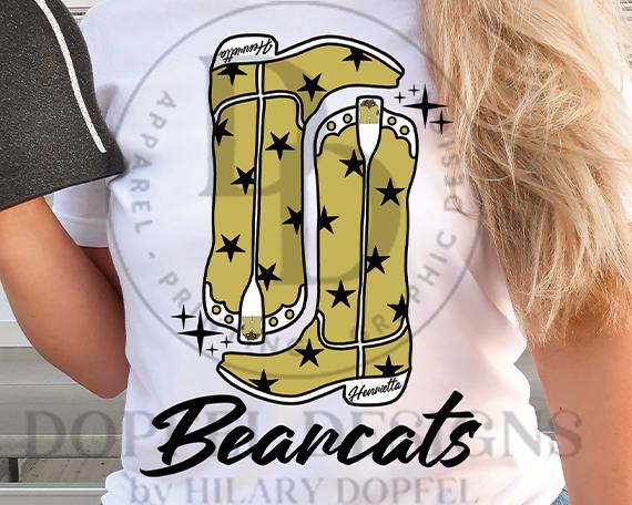 Henrietta Bearcats Preppy Boots Digital Download