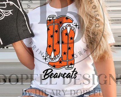 Aledo Bearcats Preppy Boots Digital Download