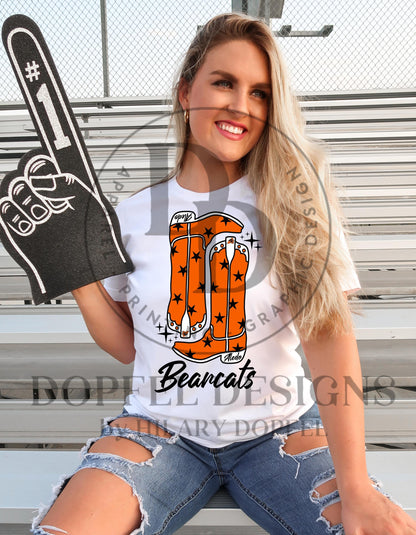 Aledo Bearcats Preppy Boots Digital Download