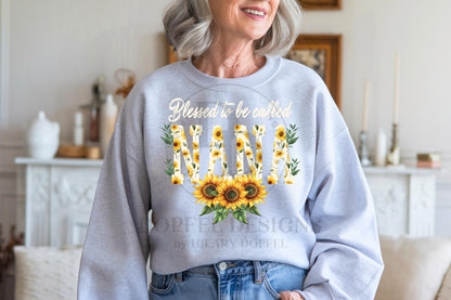 Blessed to be Called Nana Sunflower Digital Download