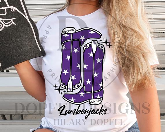 SFA Lumberjacks Preppy Boots Digital Download
