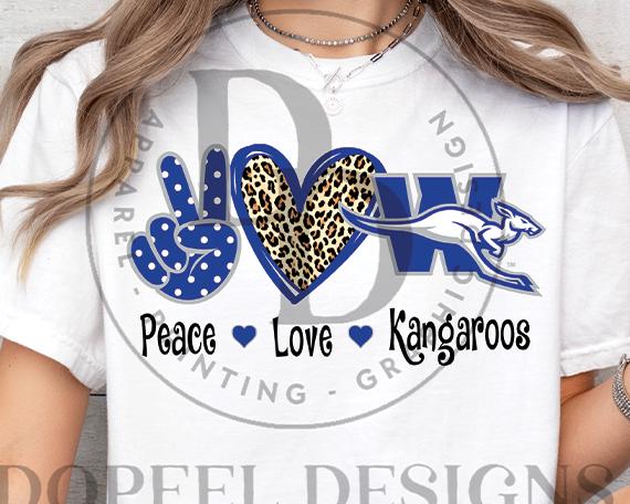 Peace Love Weatherford Kangaroos 1 Digital Download