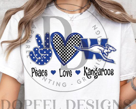 Peace Love Weatherford Kangaroos 2 Digital Download